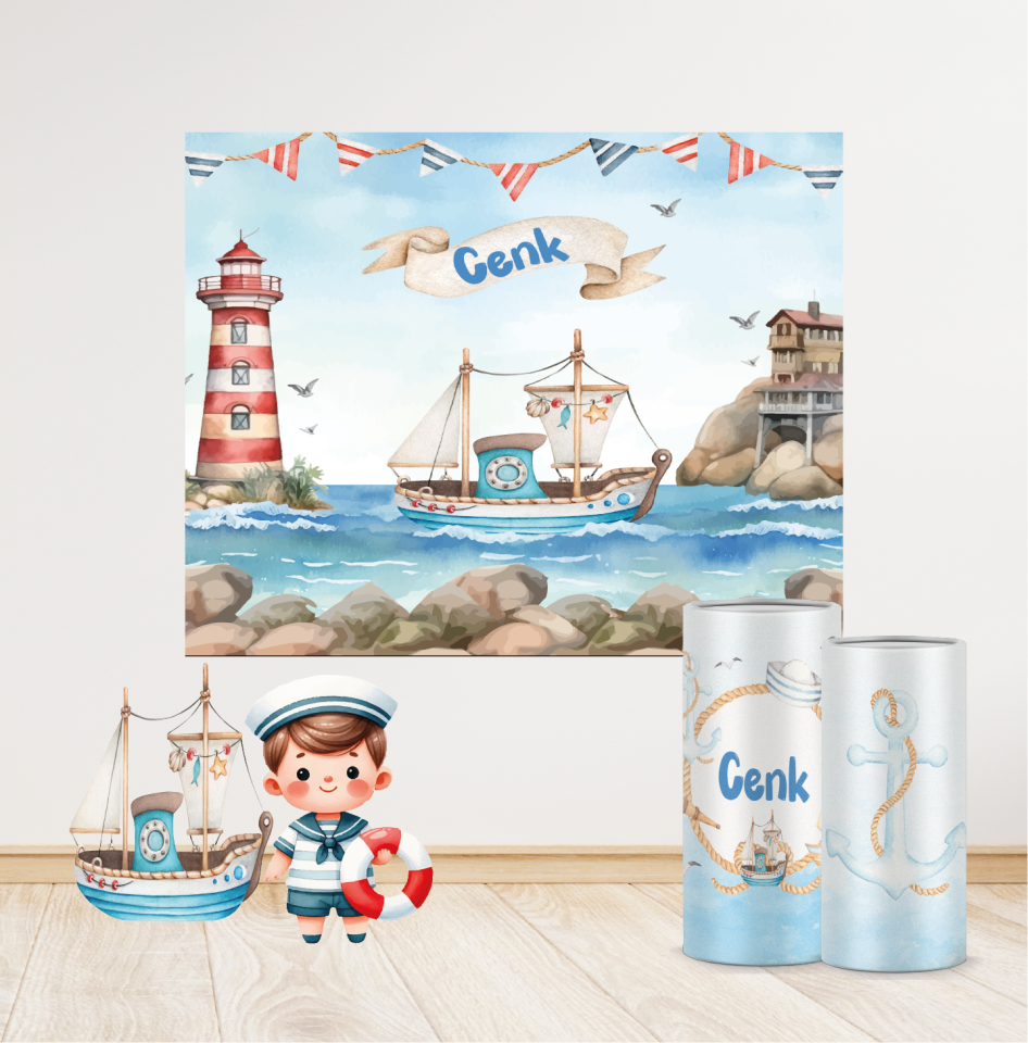 Denizci Konseptli Mini 2 Paket