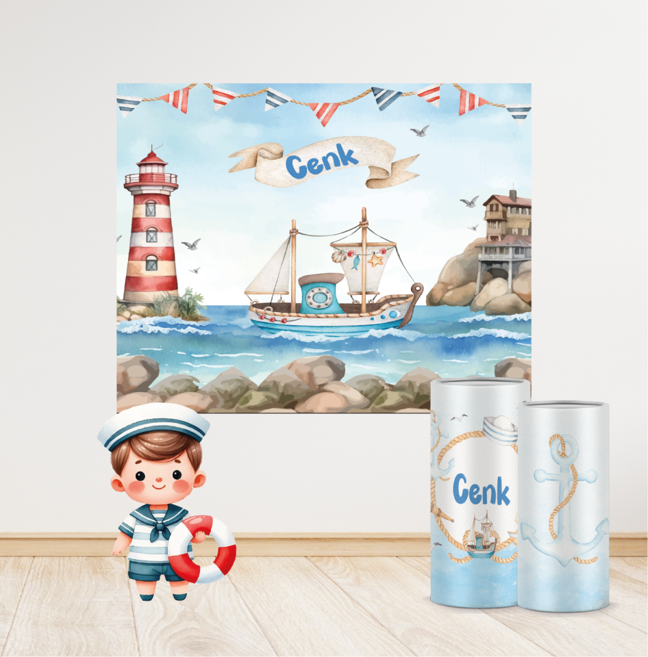 Denizci Konseptli Mini 3 Paket