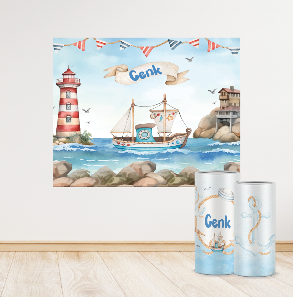 Denizci Konseptli Mini 4 Paket