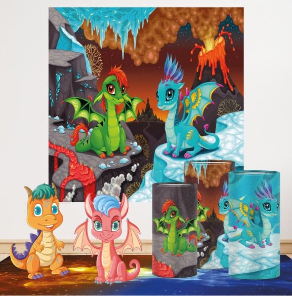 Dinozor Konseptli Mega 1 Paket