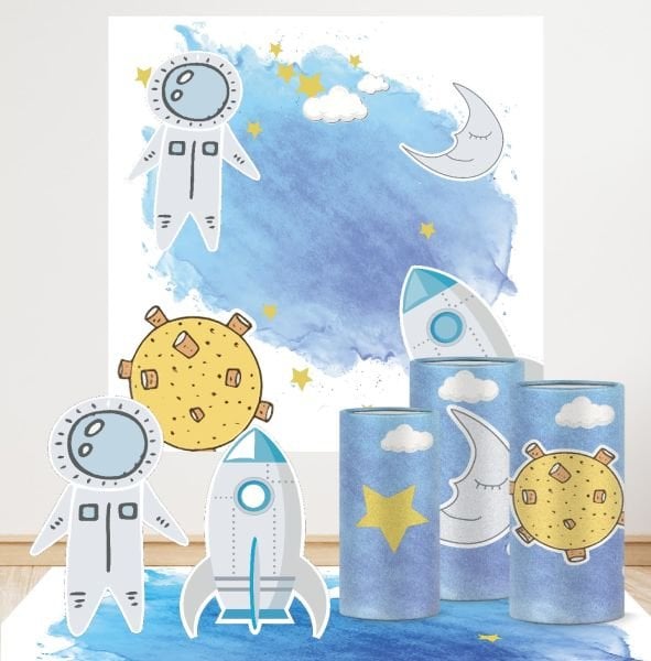 Astronot Konseptli Mega 3 Paket