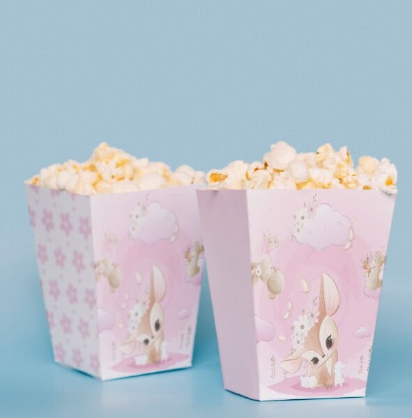 Tavşan Temalı Pop Corn Kutusu