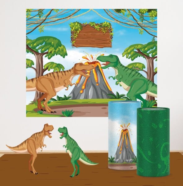Dinozor Konseptli Mini 1 Paket
