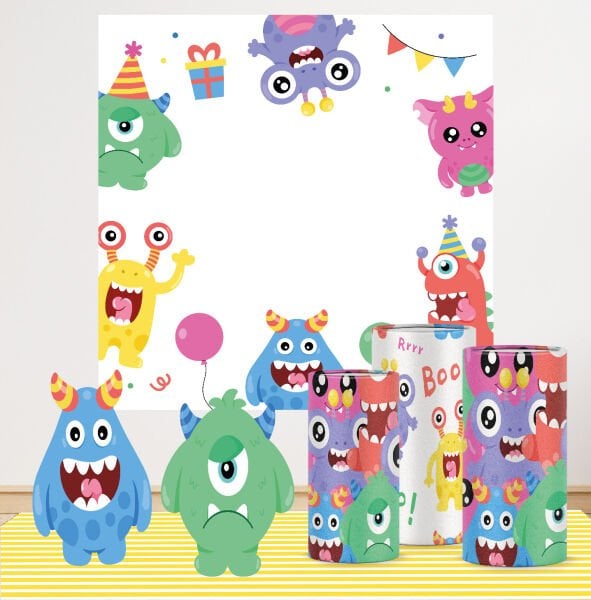 Monster Teması Mega 3 Paket
