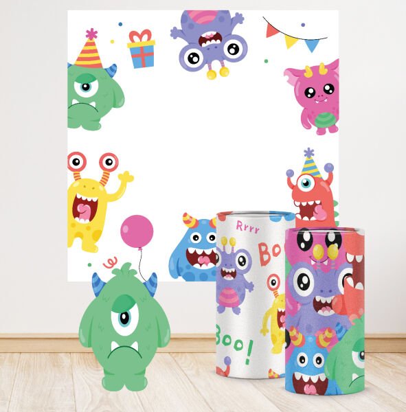 Monster Teması Mega 4 Paket