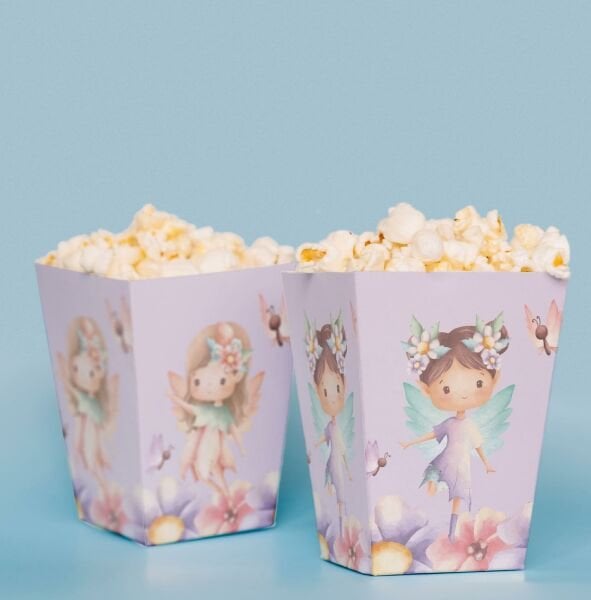 Peri Kızı Temalı Pop Corn Kutusu