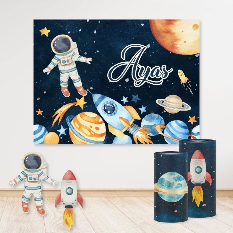 Uzay Konseptli Mini 2 Paket