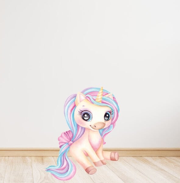 Unicorn Temalı Ayaklı Pano