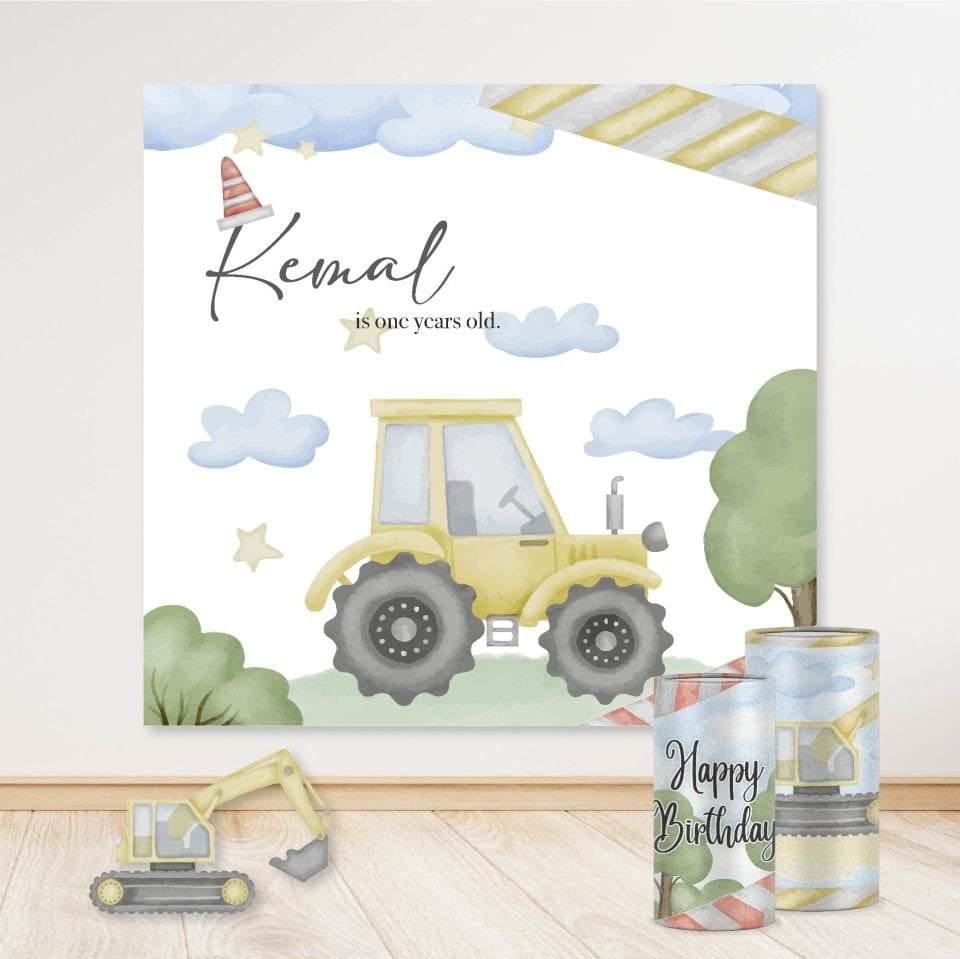 İnşaat Konseptli Mega 4 Paket