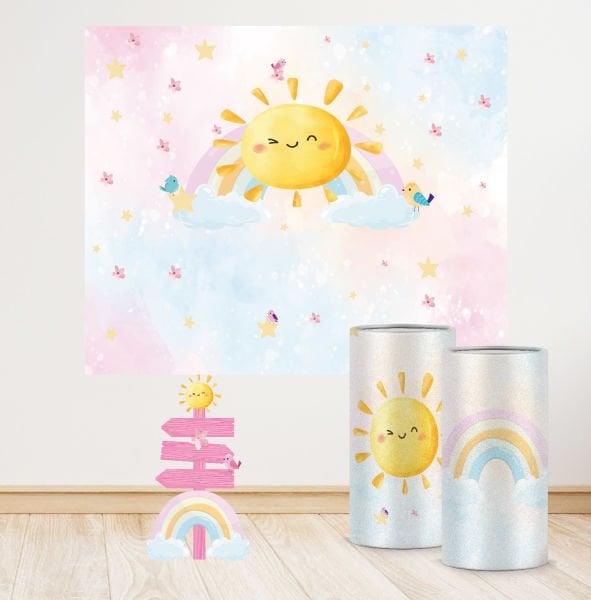 Güneş Gökkuşağı Konseptli Mini 3 Paket