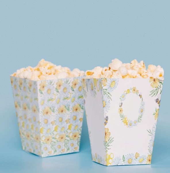 Arı Konseptli Pop Corn Kutusu
