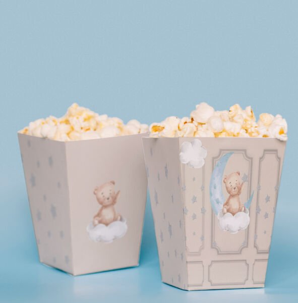 Ayıcık Temalı Pop Corn Kutusu