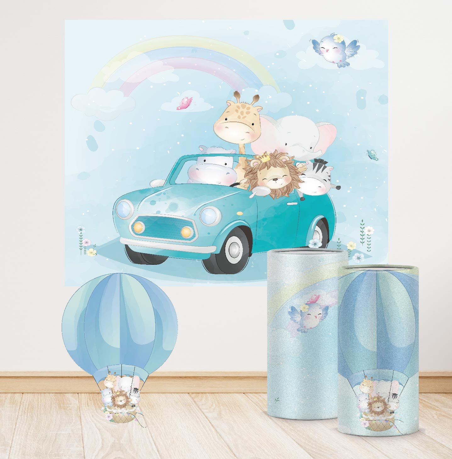 Sevimli Hayvanlar Konseptli Mini 3 Paket