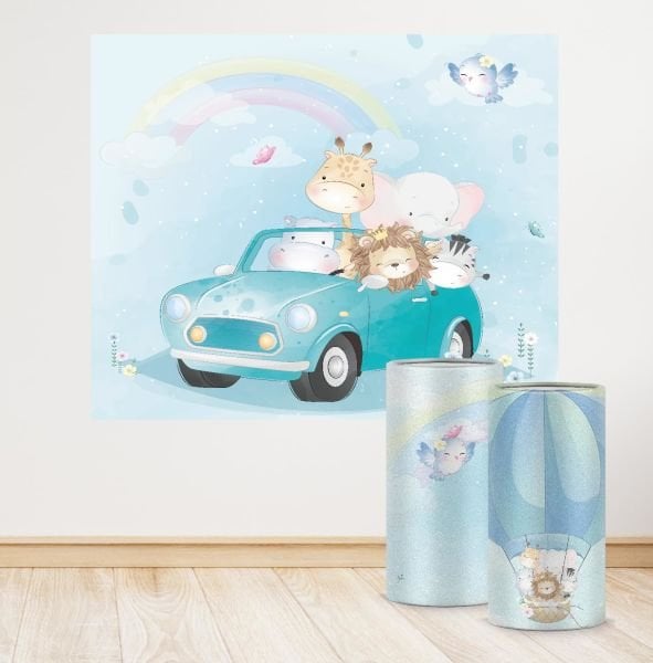 Sevimli Hayvanlar Konseptli Mini 4 Paket