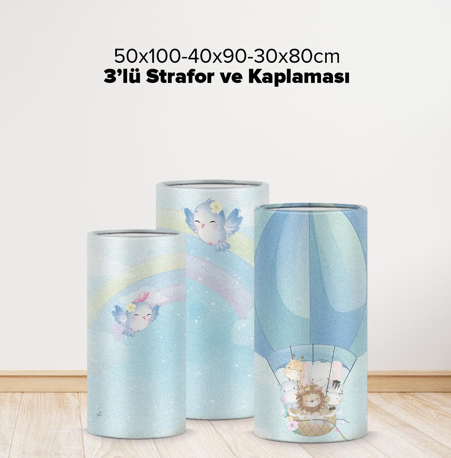 Sevimli Hayvanlar Konseptli Mega 2 Paket