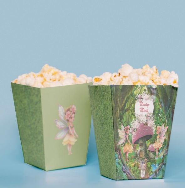 Peri Temalı Pop Corn Kutusu