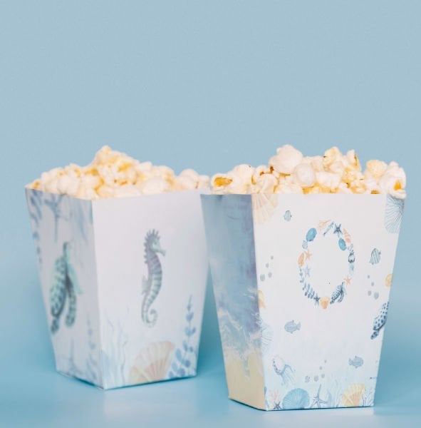 Deniz Altı Konseptli Pop Corn Kutusu
