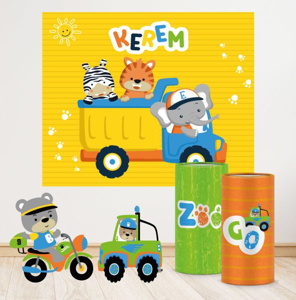 Cute Cars Konseptli Mini 2 Paket