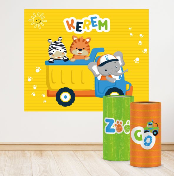 Cute Cars Konseptli Mini 4 Paket