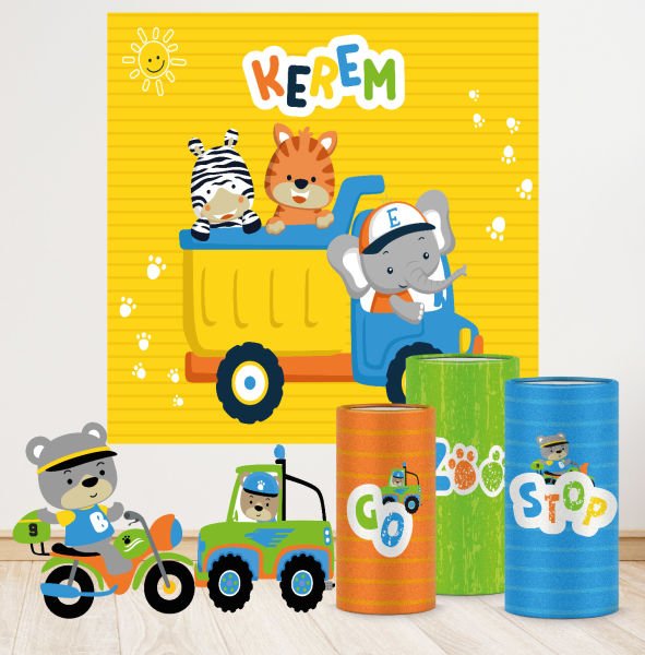 Cute Cars Konseptli Efsane 2 Paket