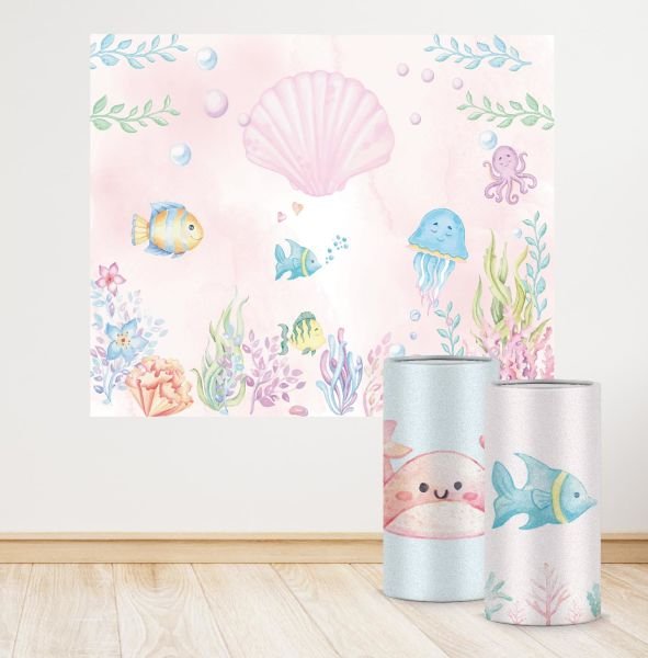 Sevimli Denizaltı Konseptli Mini 4 Paket