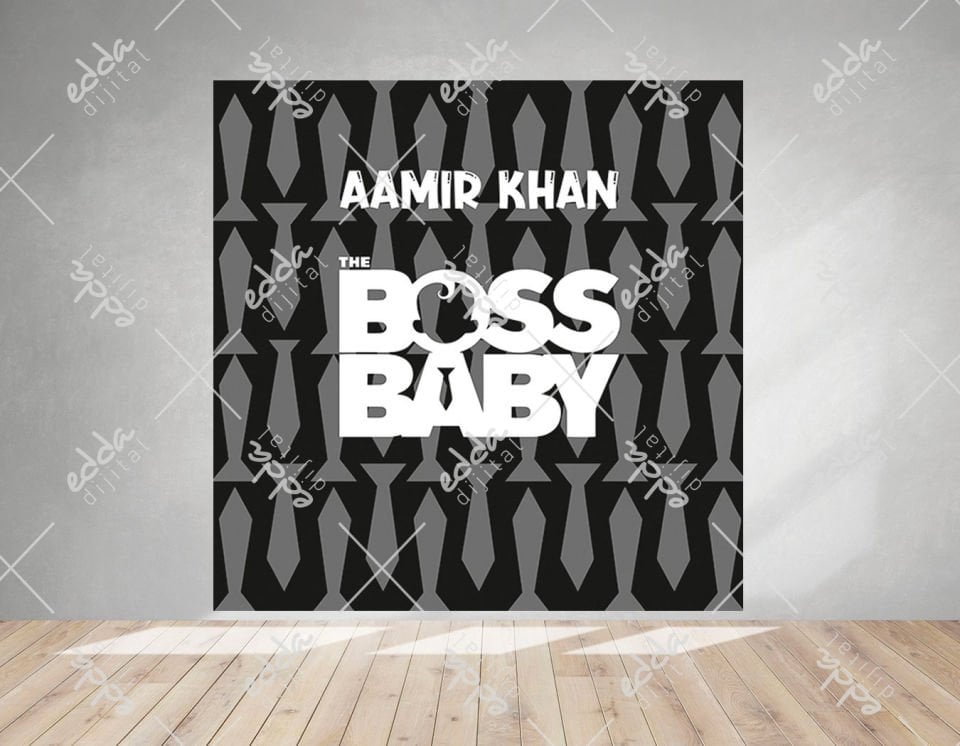 Baby Boss Temalı Doğum Günü Afişi