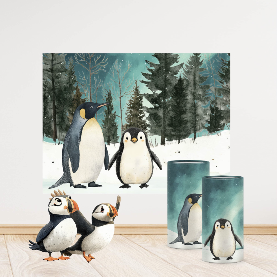 Penguen Konseptli Mini 2 Paket