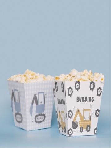 İnşaat Konseptli Pop Corn Kutusu