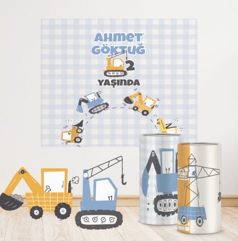 İnşaat Temalı Mini 2 Paket