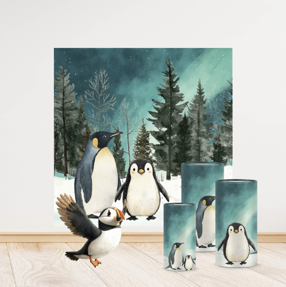 Penguen Konseptli Mega 2 Paket