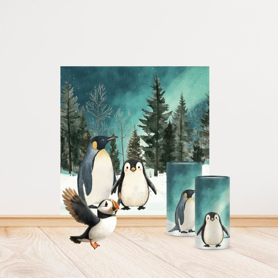 Penguen Konseptli Mega 4 Paket