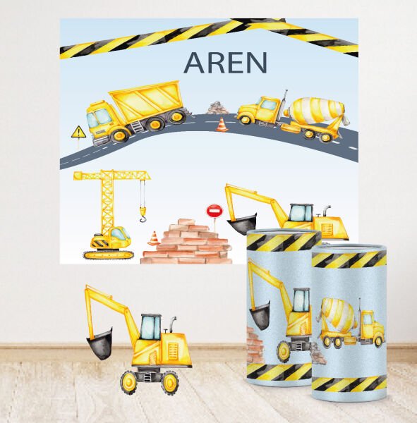 İnşaat Konseptli Mini 3 Paket