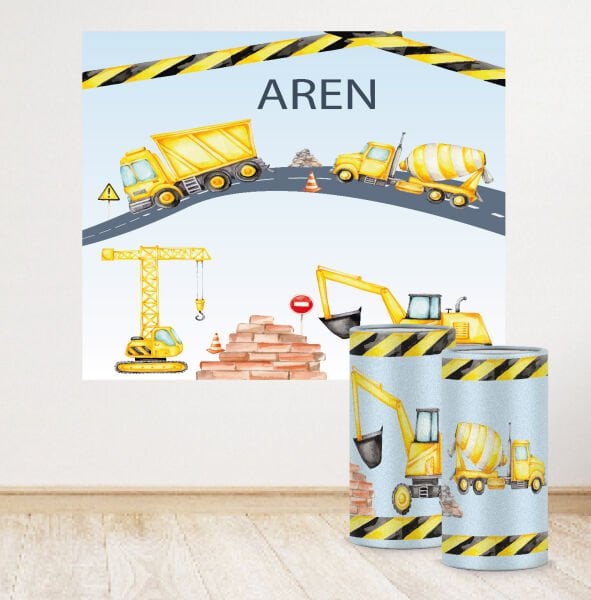 İnşaat Konseptli Mini 4 Paket