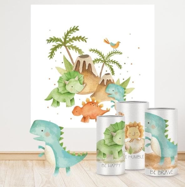 Dinozor Konseptli Mega 2 Paket