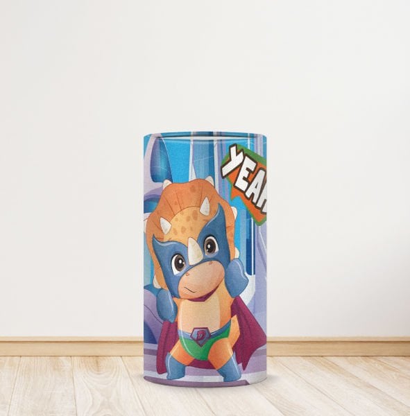 Super Dino Temalı Strafor Kaplaması