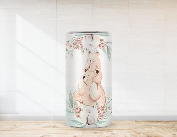 Baby Shower Ayıcık Temalı Strafor Kaplaması