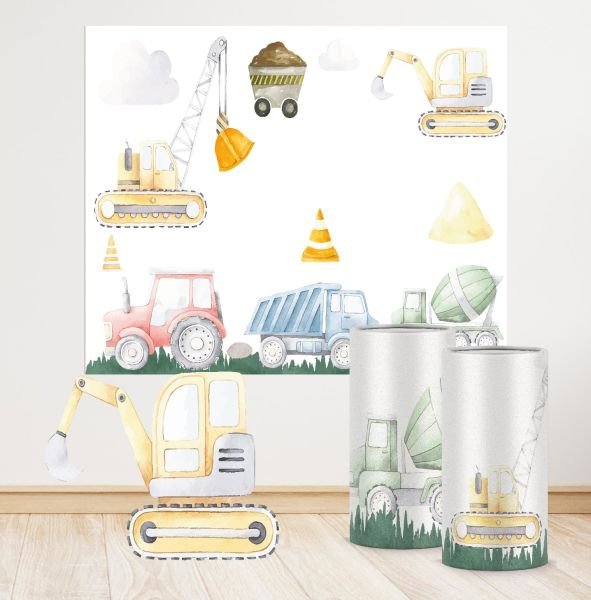 İnşaat Konseptli Mini 3 Paket