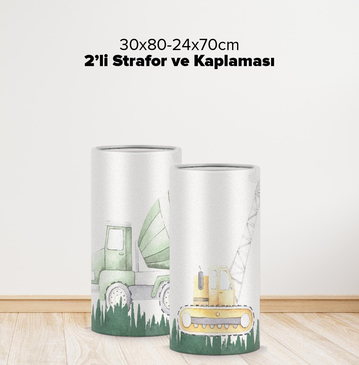 inşaat Konseptli Mini 4 Paket