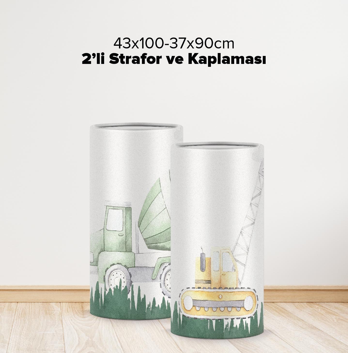 İnşaat Konseptli Mega 4 Paket