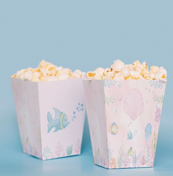 Denizaltı Temalı Pop Corn Kutusu