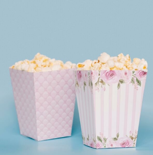 Balerin Temalı Pop Corn Kutusu