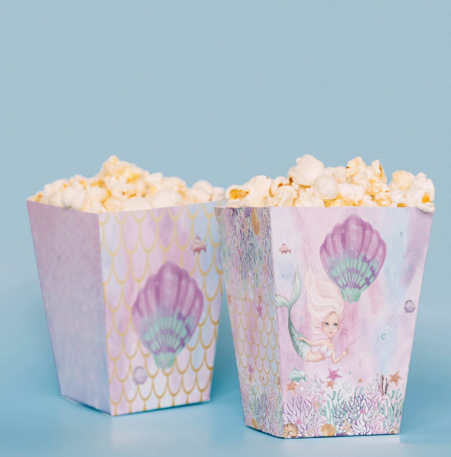 Denizkızı Konseptli Pop Corn Kutusu
