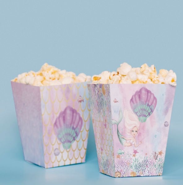 Denizkızı Konseptli Pop Corn Kutusu