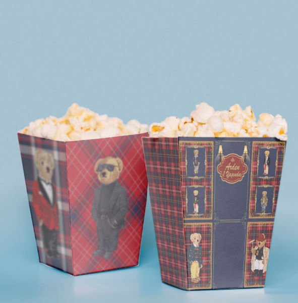 Polo Bear Temalı Pop Corn Kutusu