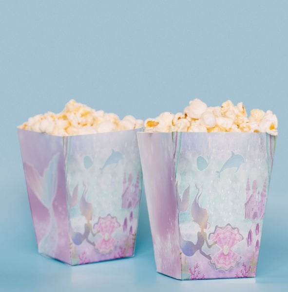 Deniz Kızı Konseptli Pop Corn Kutusu