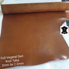 Full Vegetal Deri Kızıl Taba Navada 2.2mm