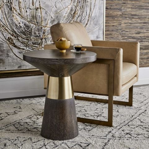 FLUTE ACCENT TABLE