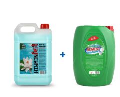 Dowindos Çamaşır Suyu 4kg+Lotus Sıvı El Sab.-5kg