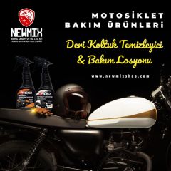 Newmix Motosiklet 2'li Set Deri Tem,Deri Bak.Los. 500'er ml