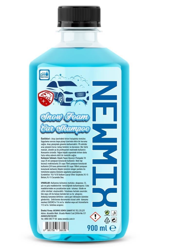 Newmix Snow Foam Car Shampoo 900ml